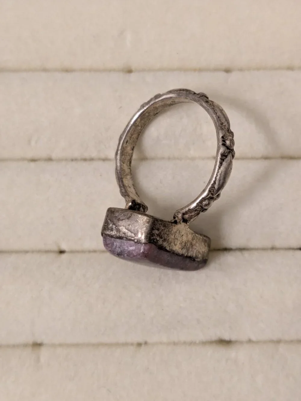 925 Silver Ring With Stone Size 9